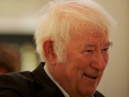 Irish poet Seamus Heaney